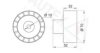 ROVER LHV100110 Deflection/Guide Pulley, timing belt